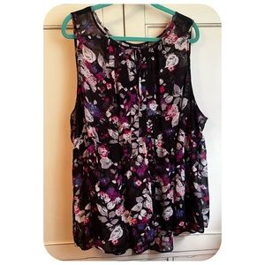 Torrid floral blouse